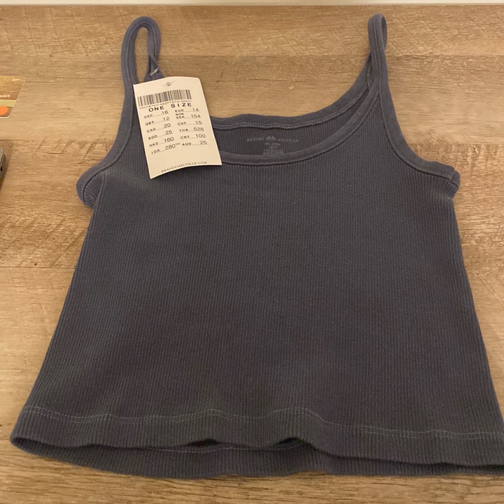 BRAND NEW navy blue brandy tank top